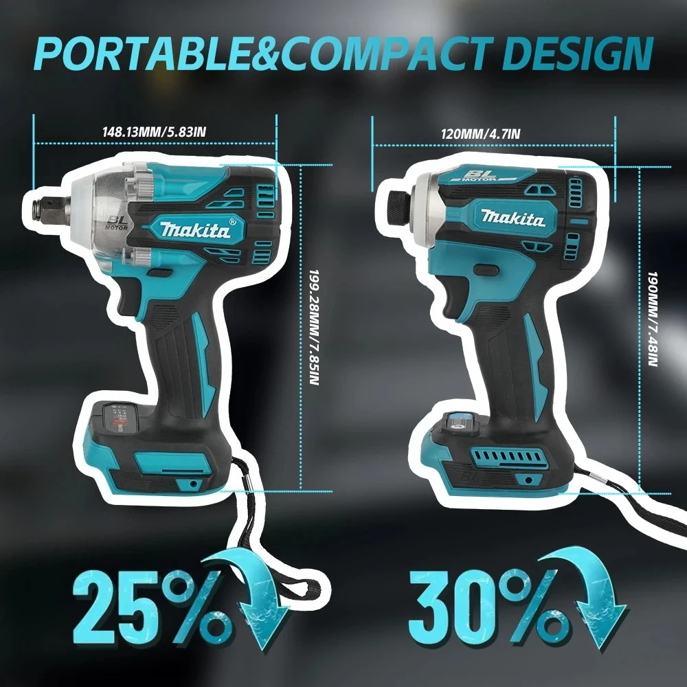 Makita Drill Dtw300 - Makita DTW300 draadloze, oplaadbare elektrische slagschroevendraaier,