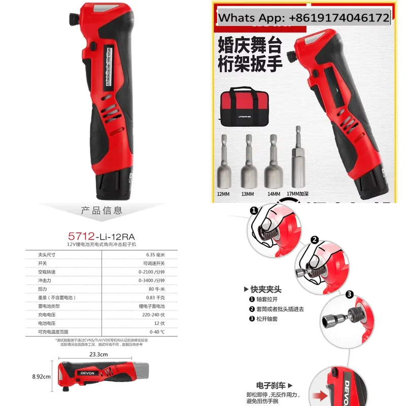 Power Tools Electrical - Grote elektrische sleutel met een hoek