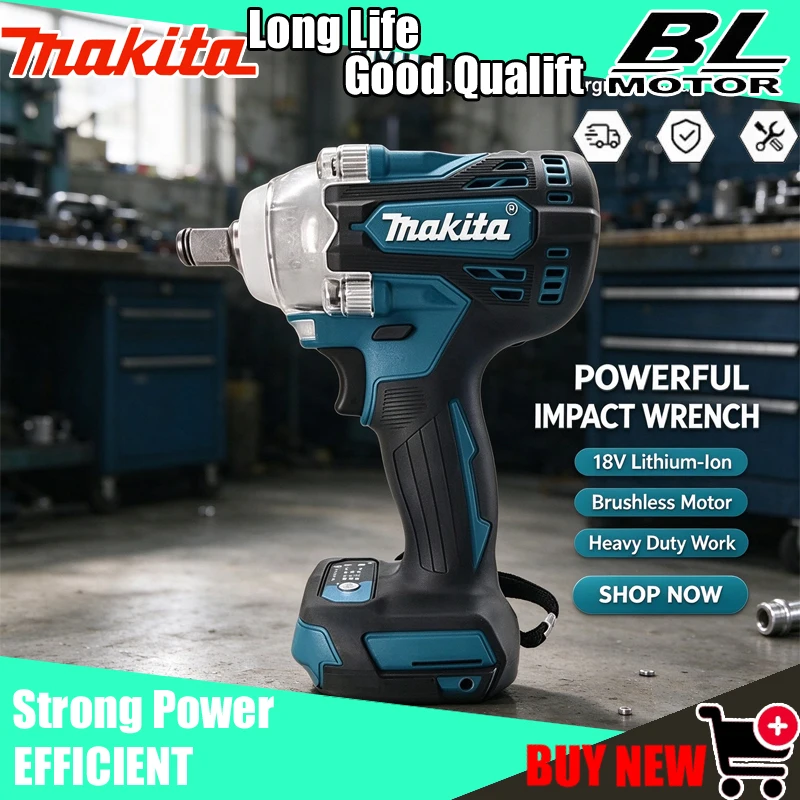 Makita Drill Dtw300 - Makita DTW300 18V LXT draadloze slagschroevendraaier