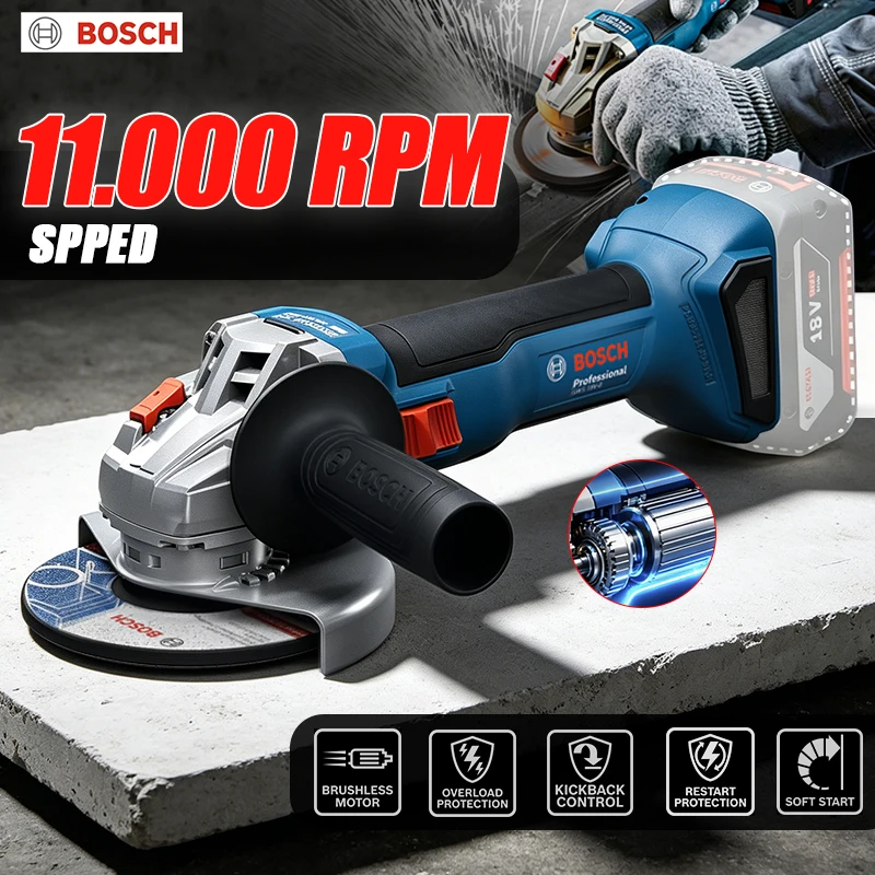 BOSCH GWS 18V-8 Draadloze Slij - Power Tools Professional recensie en prijs
