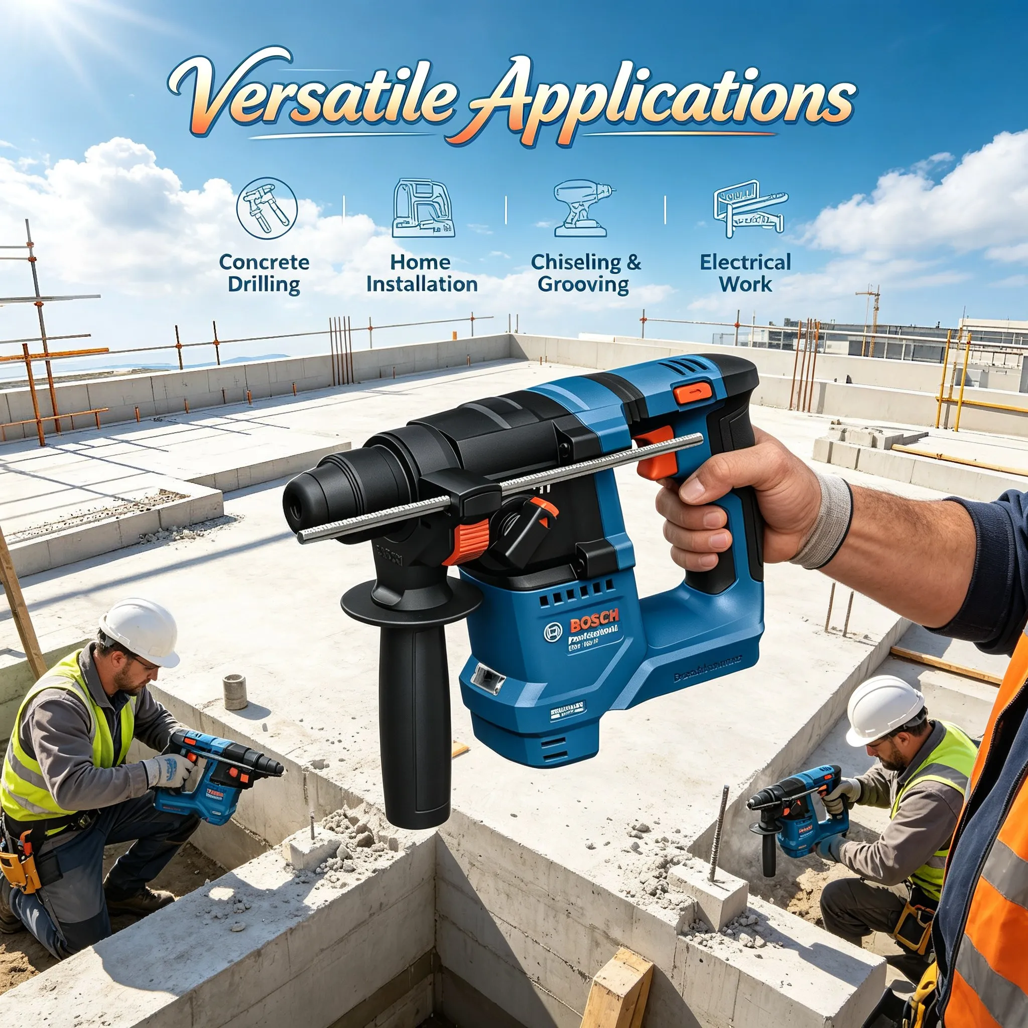 BOSCH GBH 18V-18 draadloze boo - Power Tools Professional recensie en prijs